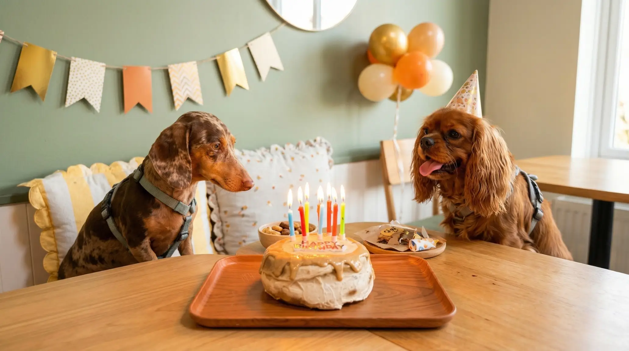 Fête d'anniversaire pour chien chez Puppy Corner à Metz